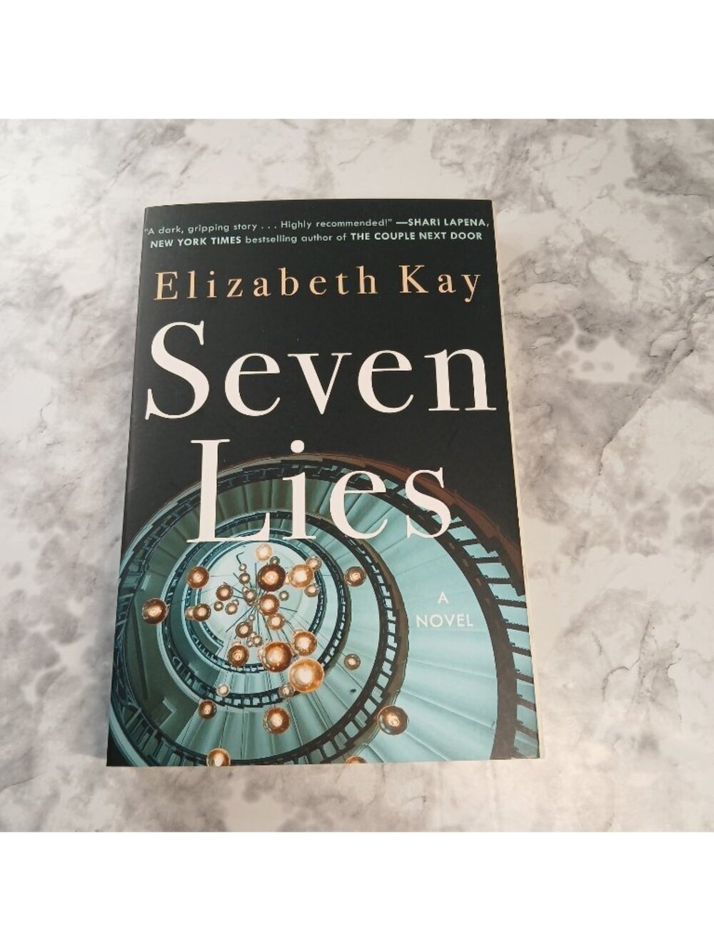 Seven Lies Paperback Psychological Thriller Novel Elizabeth Kay